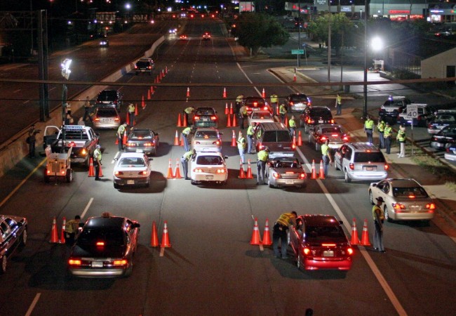 drunk driving checkpoint