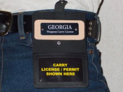 Georgia weapon carry license
