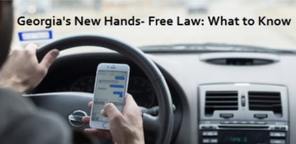 Georgia's new hands-free law: what to know